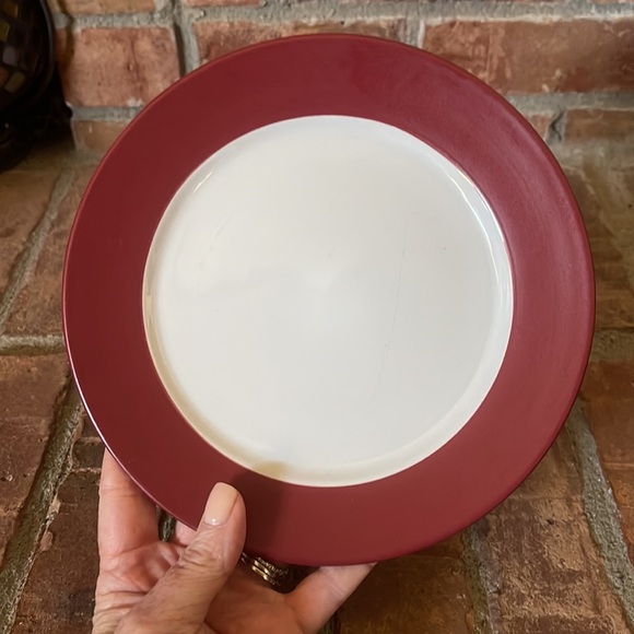 Vtg Pfaltzgraff Harmony Red Side Plates Set of 2 - Picture 2 of 4